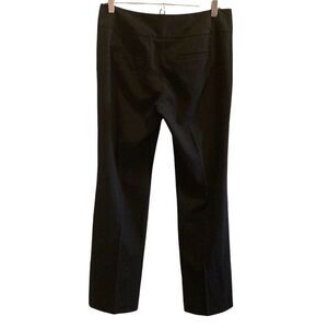 Kenneth Cole New York Size 6 Womens Dress Pants Black Flare Leg Career Zipper